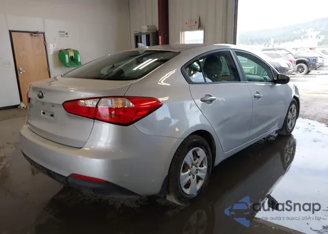2016 Kia Forte Lx из США, поврежденный, VIN KNAFK4A6XG5543154